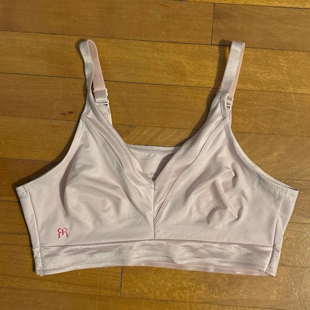 Ruby Ribbon Size 34 Athena Demiette Bra Pale Pink